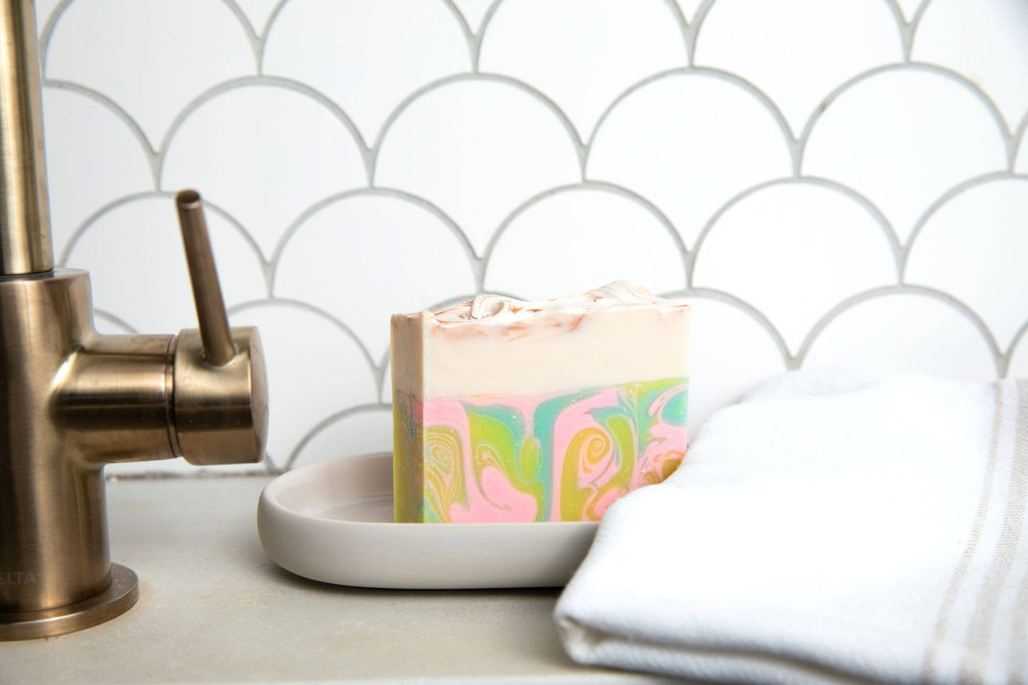 Tickle Your Nose Soap | green apple, lemon drop, & Champagne