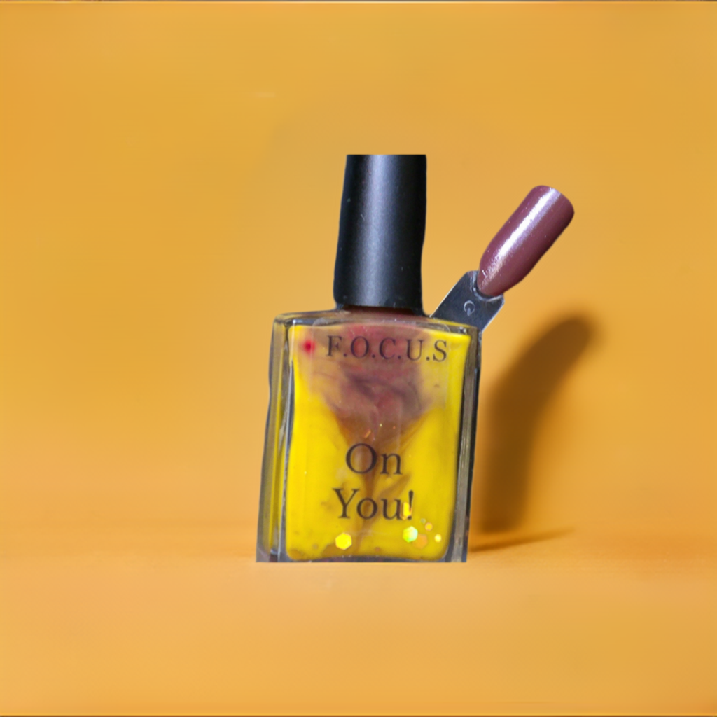Color 52 BananaChoco Color Mix Line Nail Polish