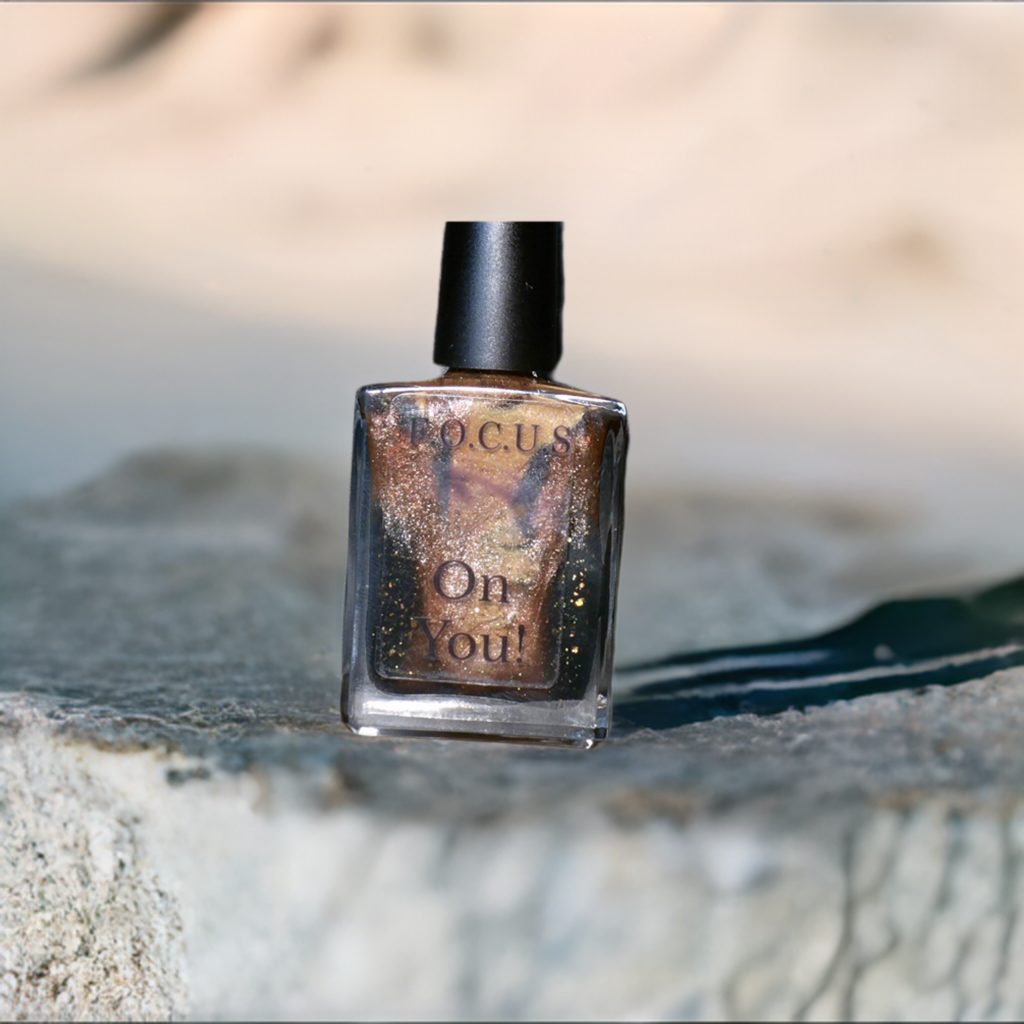 Color 57 CoalGold Color Mix Nail Polish