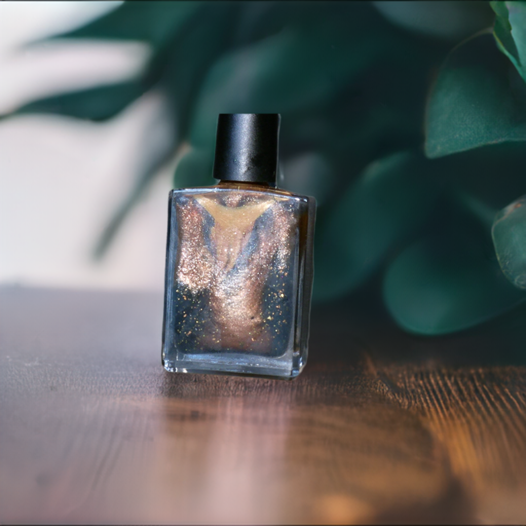 Color 57 CoalGold Color Mix Nail Polish