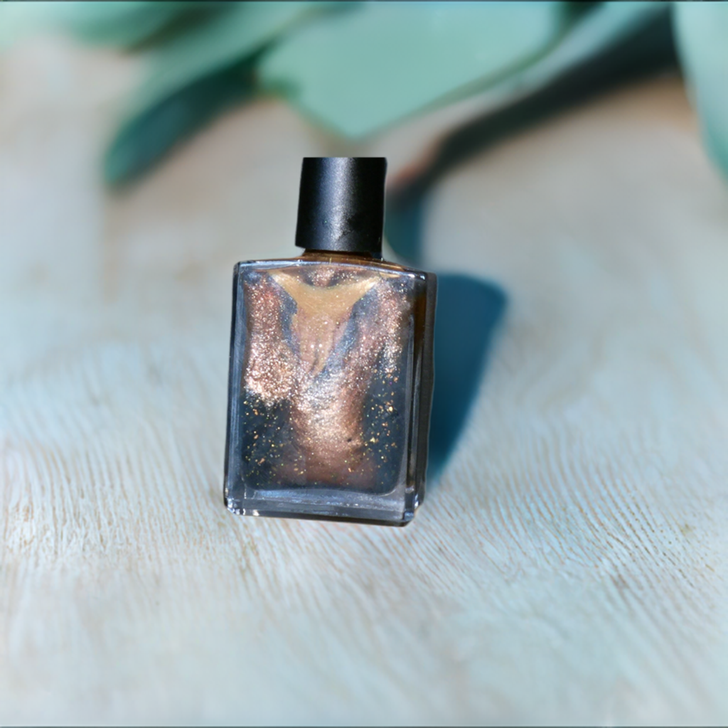 Color 57 CoalGold Color Mix Nail Polish