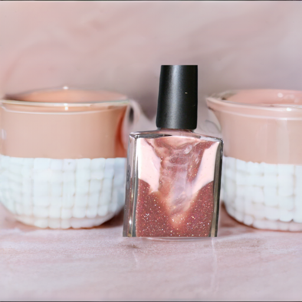 Color 54 ChocoMarsh Color Mix Line Nail polish