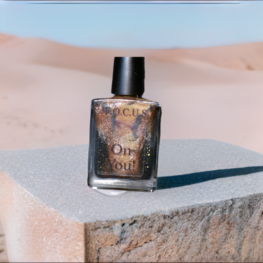 Color 57 CoalGold Color Mix Nail Polish