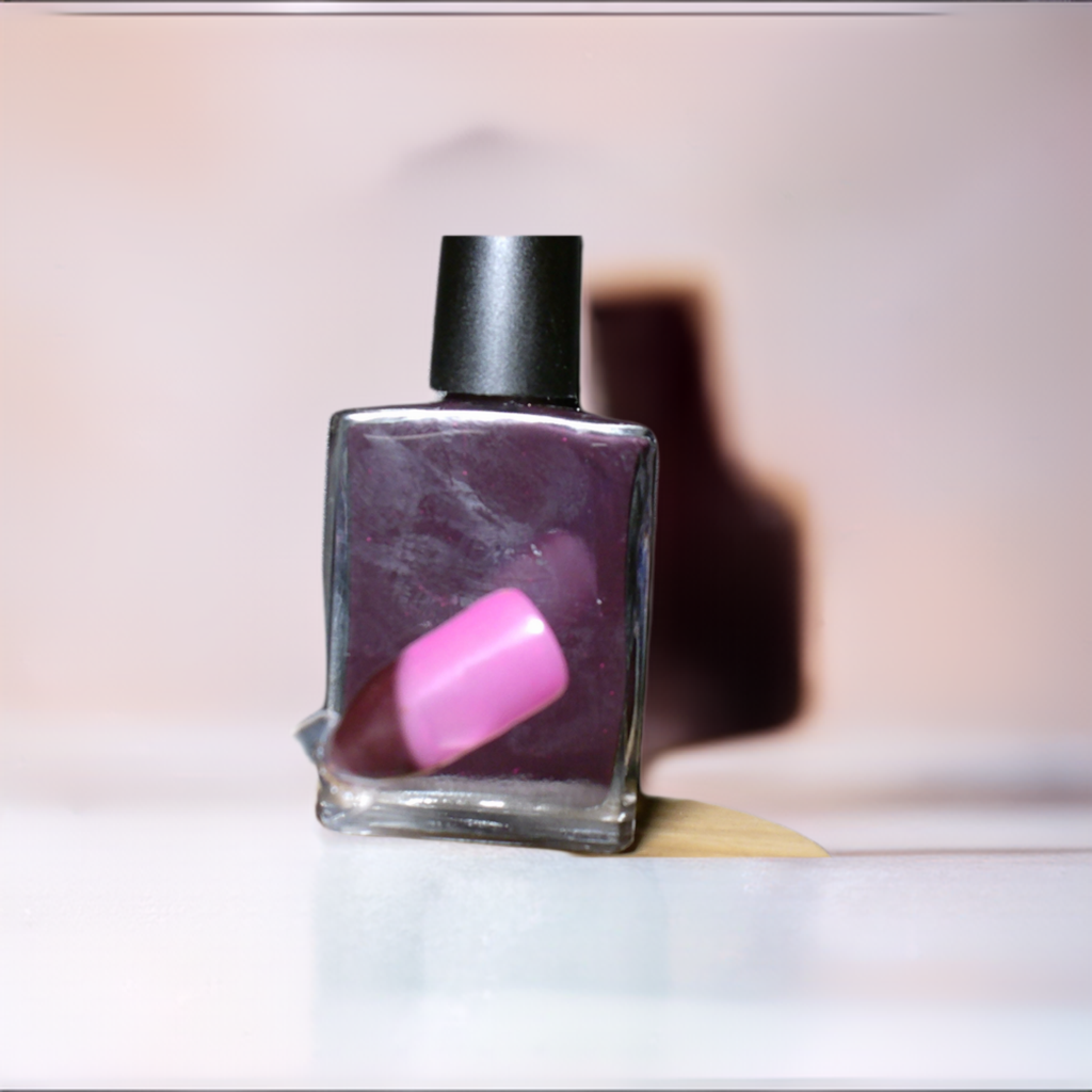 Color 58 PlumPink Color Change Nail Polish