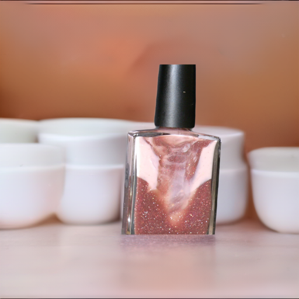Color 54 ChocoMarsh Color Mix Line Nail polish