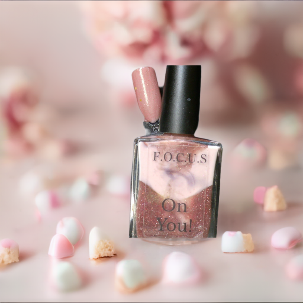Color 54 ChocoMarsh Color Mix Line Nail polish