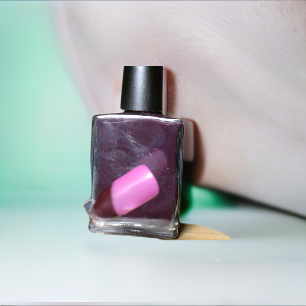 Color 58 PlumPink Color Change Nail Polish
