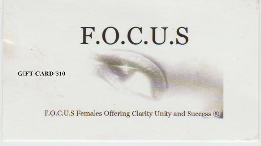 F.O.C.U.S On You Gift Cards!